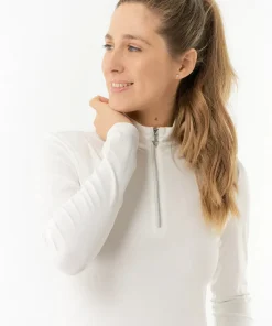 PURE GOLF TRANQUILLITY2 LONG SLEEVE MIDLAYER ZIP TOP