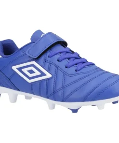 Umbro Speciali Liga Firm Ground Jnr Football Boot Royal Blue