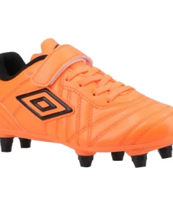 Umbro Speciali Liga Firm Ground Jnr Football Boot Orange