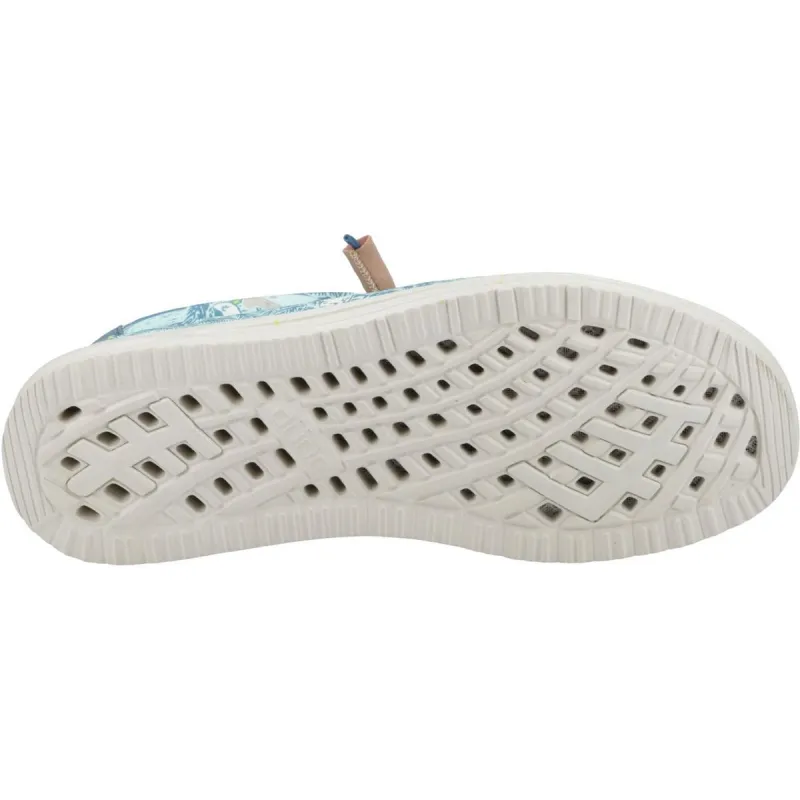 HEYDUDE Wally H2O Tropical Shoe Blue Tropical - Image 2