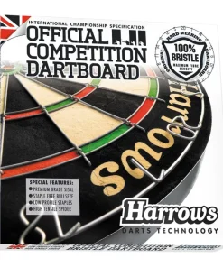 HARROWS OFFICIAL COMPETITION DARTBOARD