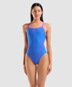 ARENA HYPERFLOW DOUBLE CROSSBACK WOMENS SWIMSUIT BLUE/PURPLE