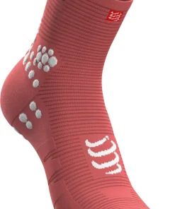 Compressport Pro Racing V3.0 High Running Socks - Pink