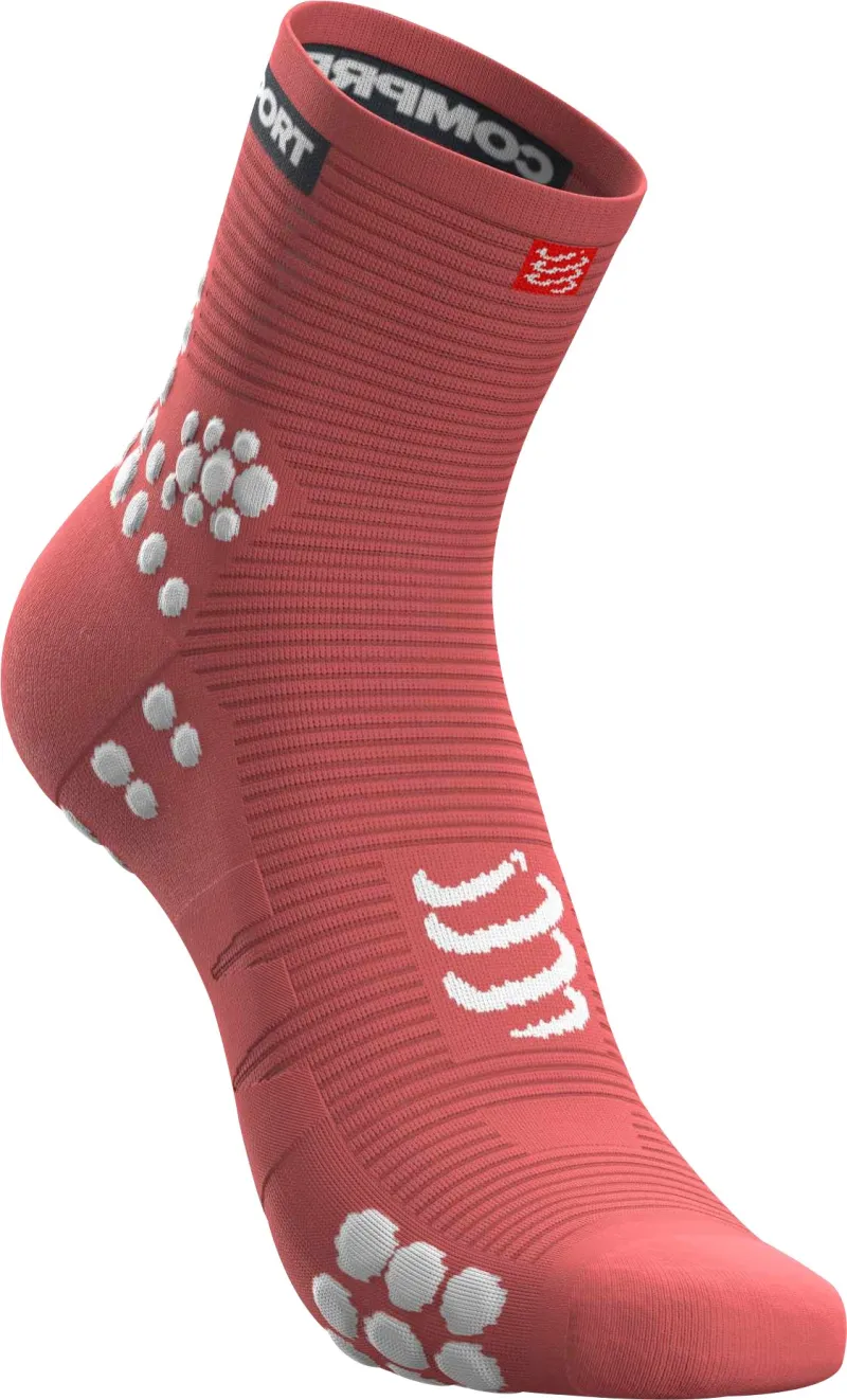 Compressport Pro Racing V3.0 High Running Socks - Pink