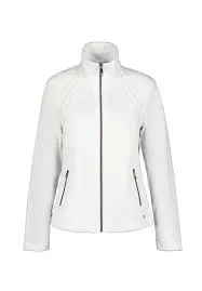 LUHTA OROSOAIVI WOMENS ZIP KNIT FLEECE WHITE SMALL