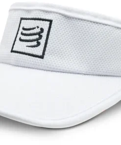 Compressport Logo Running Visor - White