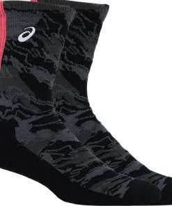 Asics Graphic Crew Running Socks - Grey