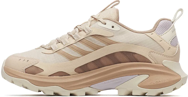 Merrell Moab Speed 2 GORE-TEX Womens Walking Shoes - Beige - Image 3