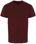 TRIDRI PERFORMANCE T SHIRT BURGUNDY/BLACK MELANGE