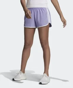adidas Marathon 20 Women's Polyester Purple Running Shorts HC1769