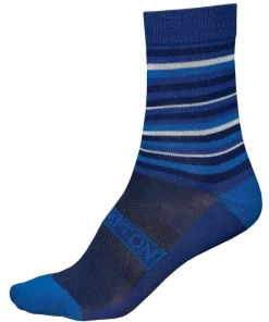 Brompton Barcelona Lightweight Cycling Socks - Blue