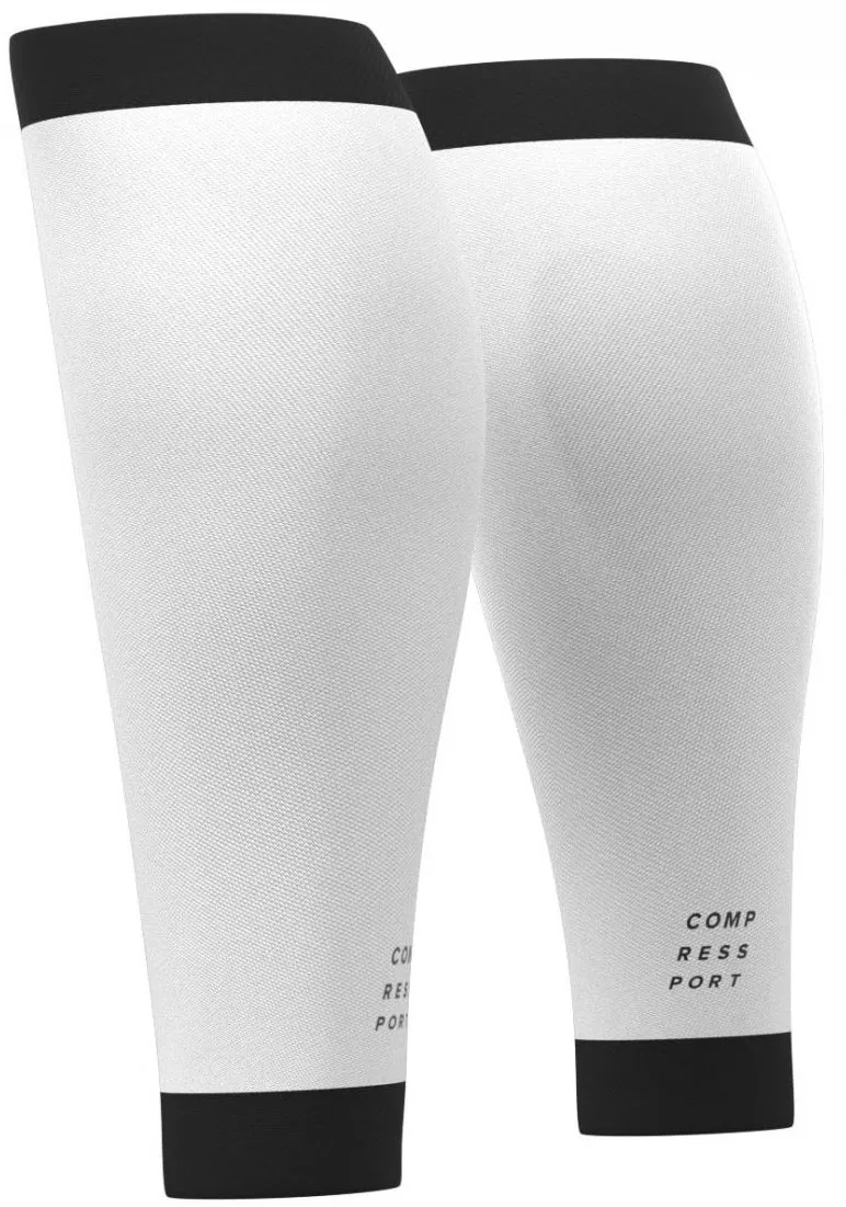 Compressport R1 Compression Calf Sleeves - White - Image 2