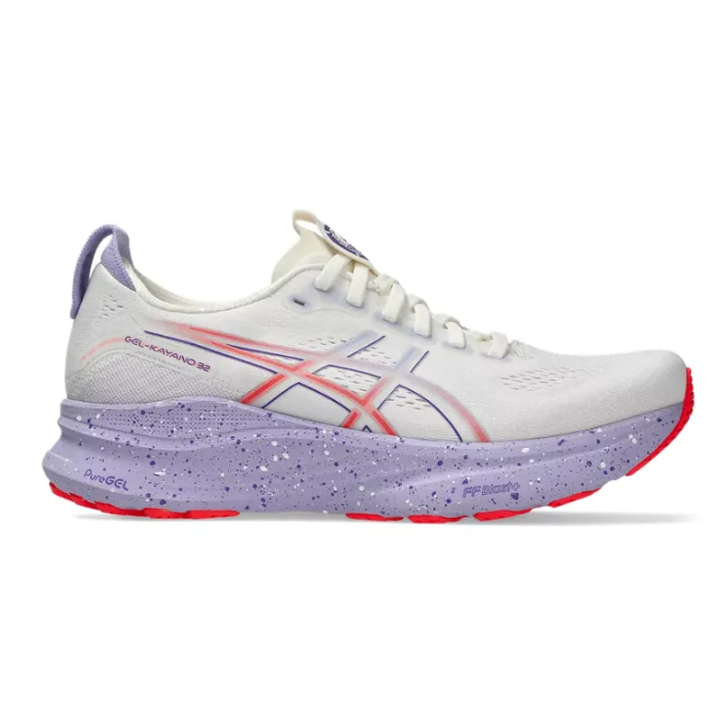 Asics Womens Trainer Gel- Kayano 32 Tokyo Cream/Edo Purple - Image 3