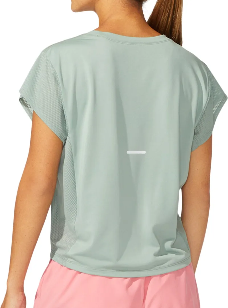 Asics SMSB Short Sleeve Womens Running Top - Grey - Image 2