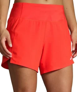 Brooks Chaser 5 Inch Womens Running Shorts - Red