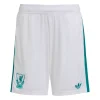 Adidas Liverpool FC Youth Shorts 25/26 Third White