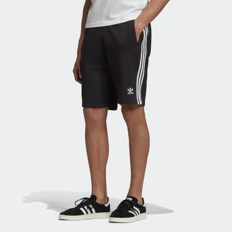 adidas 3-Stripes Sweat Shorts Black Men's DH5798
