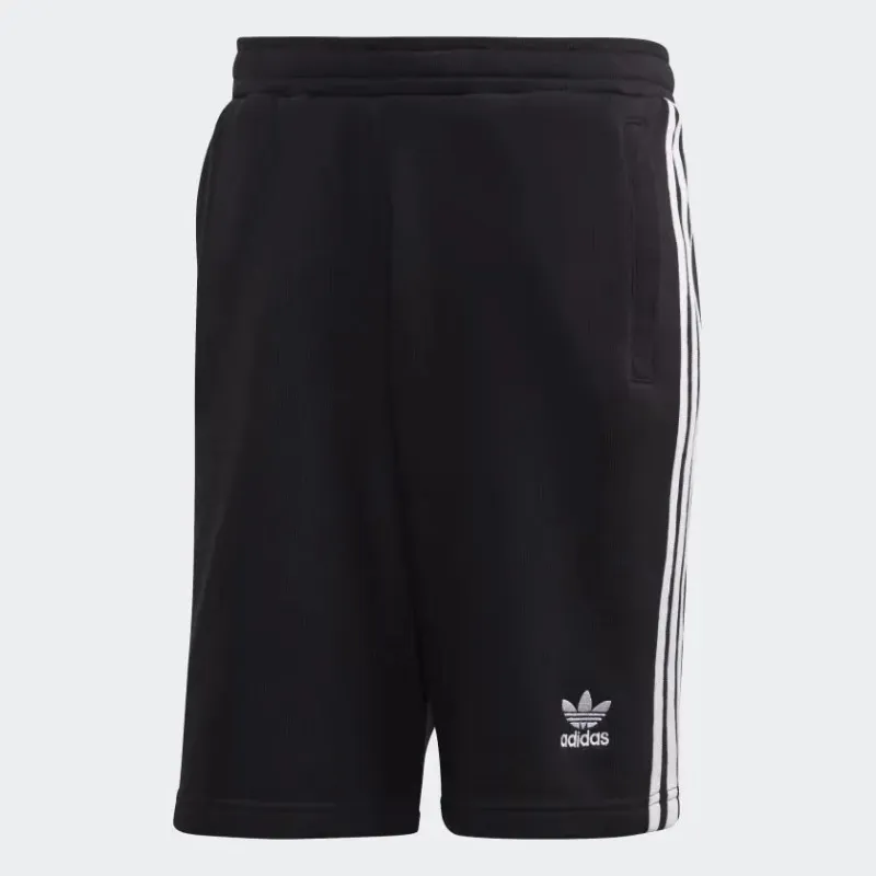 adidas 3-Stripes Sweat Shorts Black Men's DH5798 - Image 3