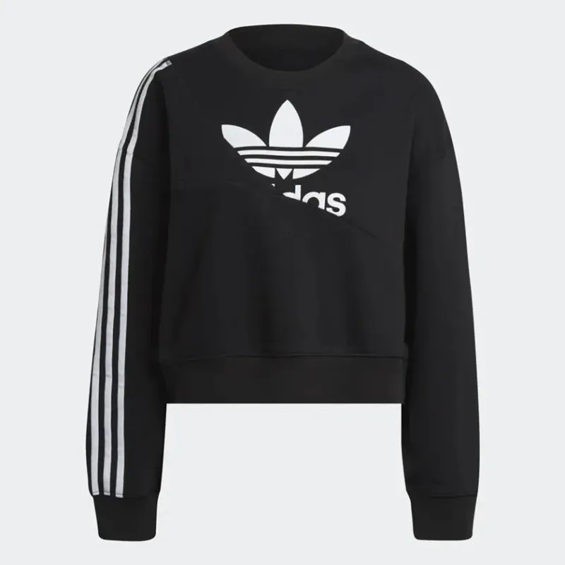 Adidas Women's Split Trefoil Sweater HC4622 - Image 3