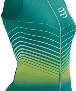 Compressport Tri Postural Aero Sleeveless Womens Cycling Jersey - Green