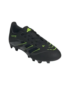 Adidas Junior Football Boot Predator Club FG/MG Black/Carbon/Luclem