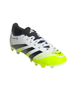 Adidas Junior Football Boot Predator Club FG/MG Cloud White/Core Black/Lucid Lemon