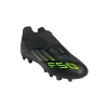 Adidas Junior Football Boot F50 Club VEL FG/MG Core Black/Iron Metallic/Lucid Lemon