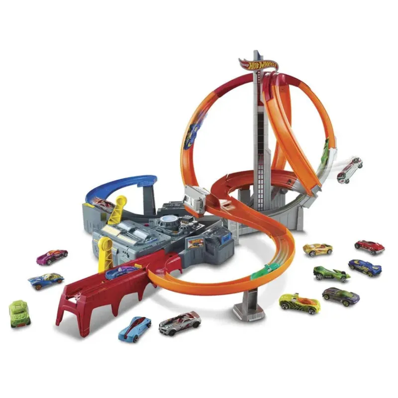 Hot Wheels Spin Storm Track Set | Toy Race Track with Motorized Fun CDL45 - Image 2