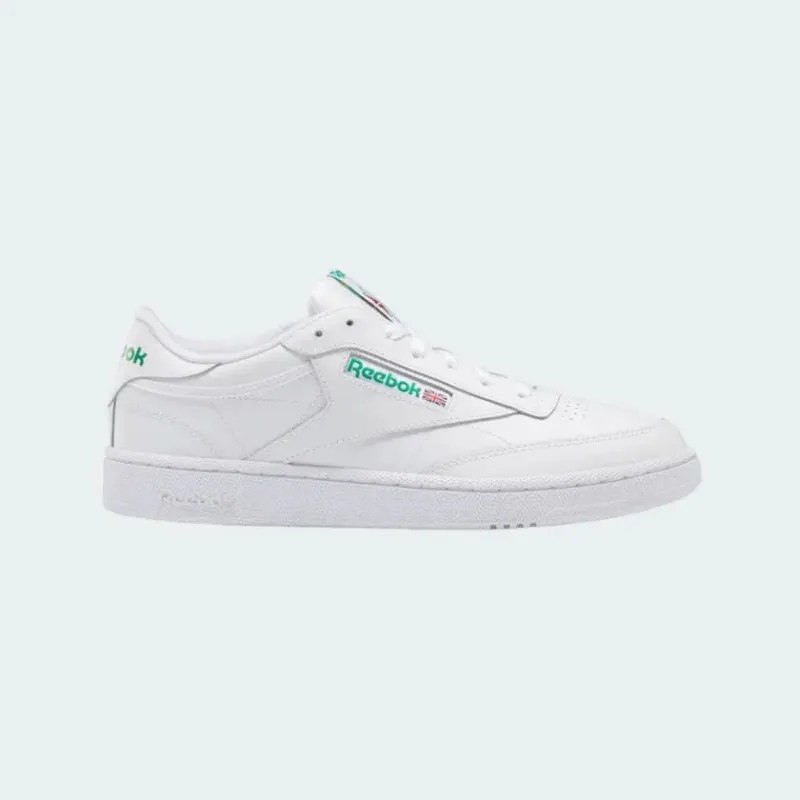 Reebok Classic Club C 85 Unisex Leather White Trainers AR0456