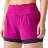 Brooks 3 Inch high Point 2.0 2 In 1 Womens Running Shorts - Pink