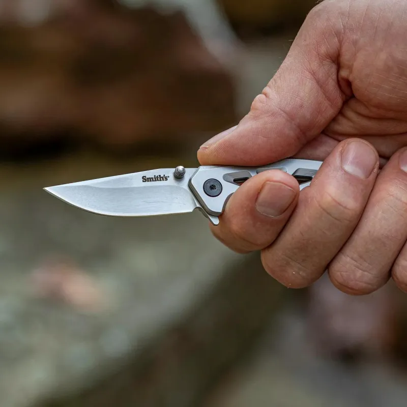 Smiths 2.25IN FOLDING KNIFE - Bead-Blast Steel - Image 3