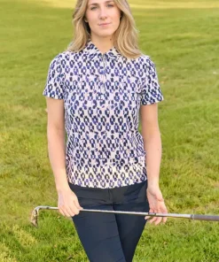 PURE GOLF AMITY SHORTSLEEVE POLO SANDS OF TIME