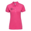 Foxtrot Oscar Womens Stretch Polo Shirt: Fuchsia