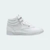 Reebok Women's Freestyle Hi Shoes 2431 White | Iconic High-Top Trainers