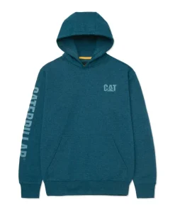 Caterpillar Trademark Banner Hooded Sweatshirt Mallard