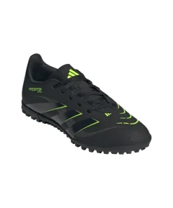 Adidas Junior Turf Boots Predator Club Core Black/Carbon/Lucid Lemon