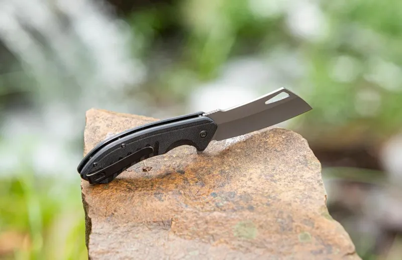 Smiths Titanium Finish Cleaver Blade G10 - Image 3