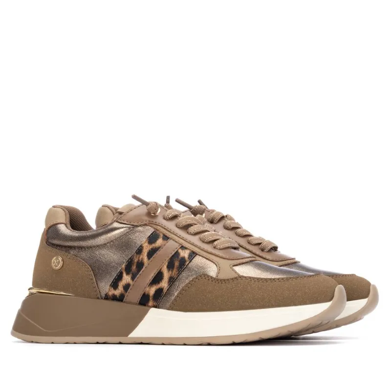 XTI Womens Trainer 144672 Taupe - Image 2
