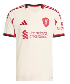 Adidas Liverpool FC Adults Jersey Away 25/26 Wonder White
