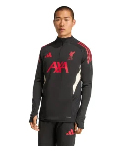 Adidas Liverpool FC Mens Top Training 25/26 Home Black