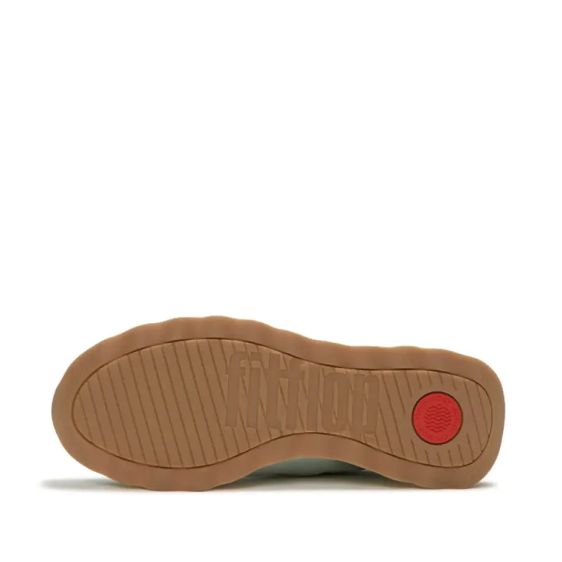 FITFLOP RETRO-Q FF FABRIC/SUEDE SNEAKERS MINT - Image 2