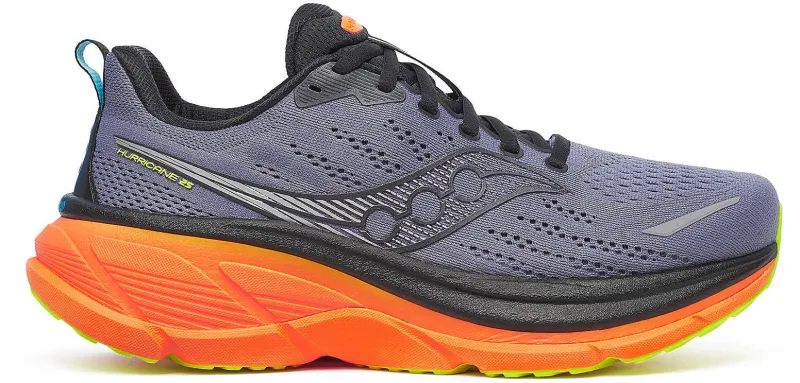Saucony Hurricane 25 Mens Running Shoes - Grey