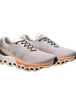 On Mens Trainer Cloudmonster 2 Glacier/Tangerine