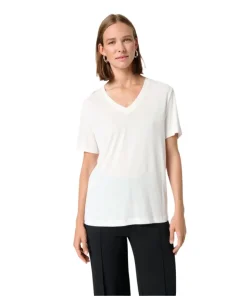 Soaked Womens T-Shirt Columbine V-Neck S/S Broken White