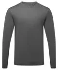 TRI DRI MENS FITNESS LONG SLEEVE TSHIRT CHARCOAL
