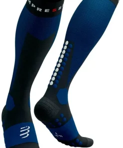 Compressport Ski Touring Full Socks - Blue