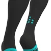 Compressport Race Oxygen Full Running Socks - Black