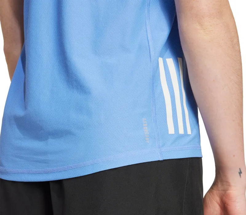 adidas Own The Run Womens Running Vest Tank Top - Blue - Image 2