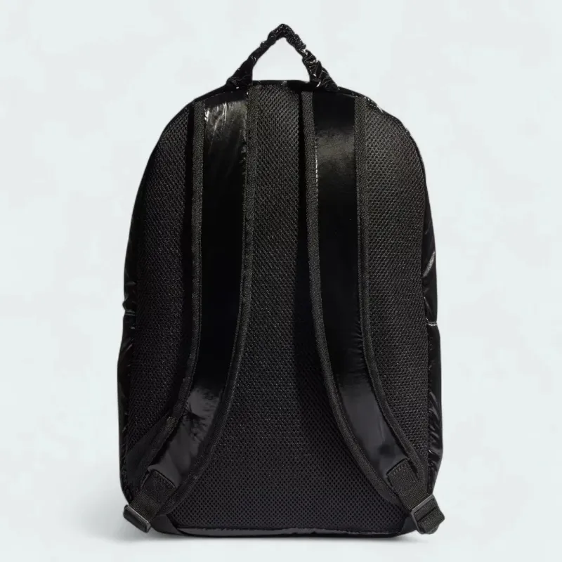 Adidas Puffy Satin Backpack - Black II3396 - Stylish & Recycled - Image 2
