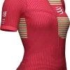 Compressport Tri Postural Short Sleeve Womens Cycling Jersey - Pink